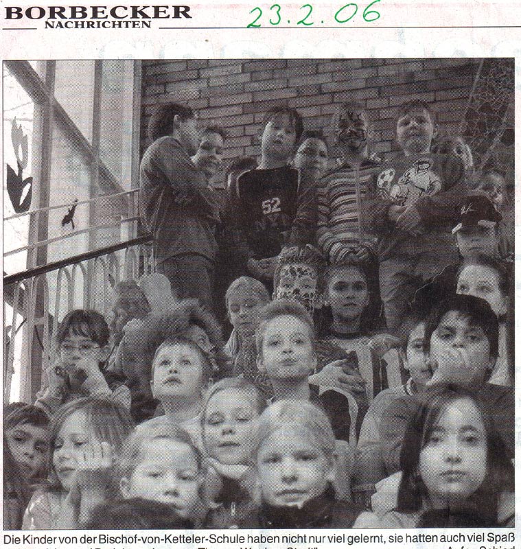 Presseartikel vom 23.02.2006 aus den Borbecker Nachrichten